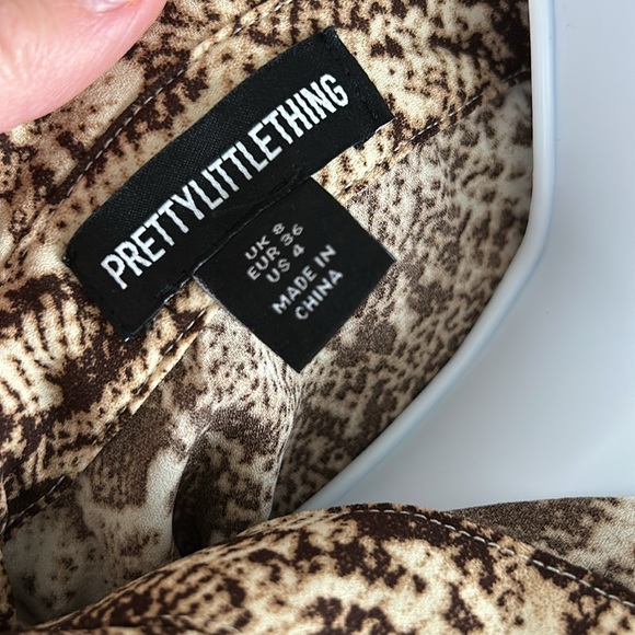 Snakeskin Print Blouse US 4 - Picture 4 of 4